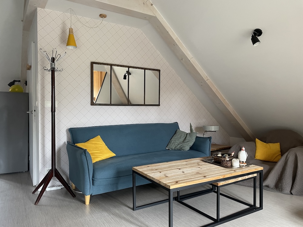 Gîte L’appartement salon plan principal