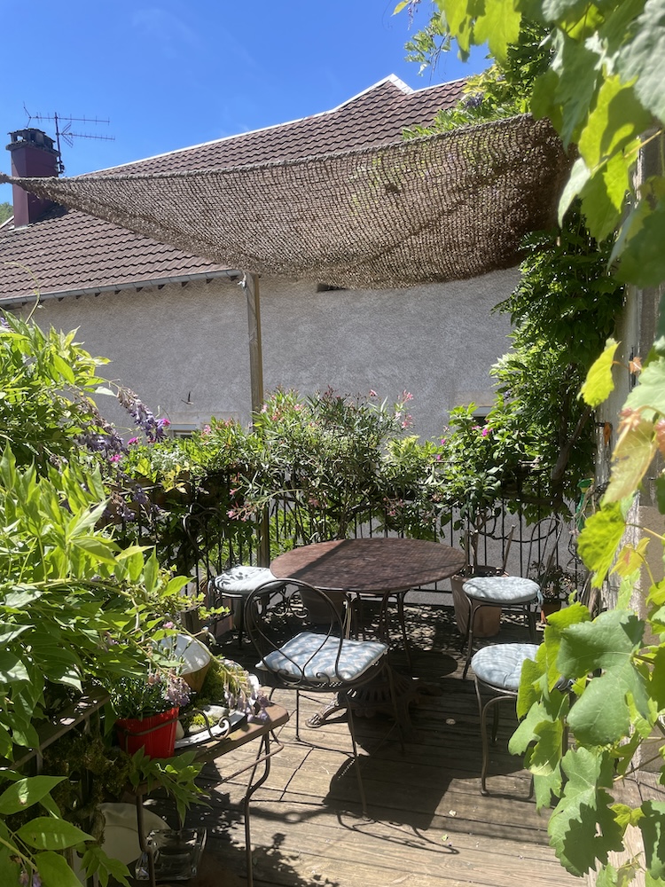 Jardin et façade arrière